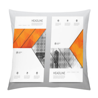 Personality  Brochure Layout Template Pillow Covers