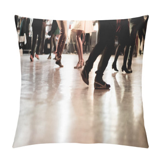 Personality  Swing Dancers In The Dance Floor Pillow Covers