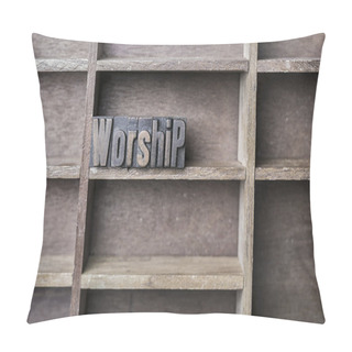 Personality  Wooden Letter Worship Pillow Covers