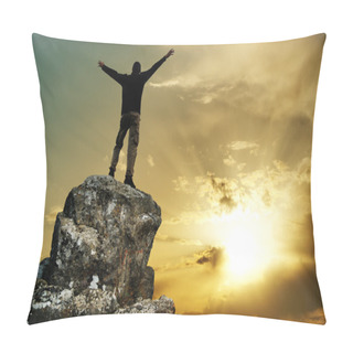 Personality  Man On Top Pillow Covers