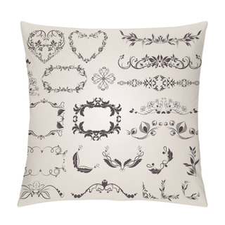 Personality  Vector Set Decorative Elements For Design Pillow Covers