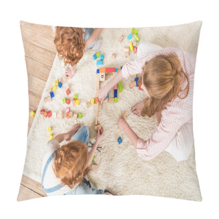Personality  Family Playing With Toys Pillow Covers