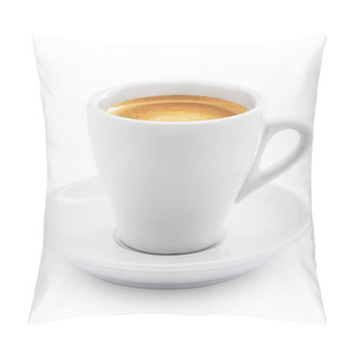 Personality  Caffe Espresso Isolated On White Pillow Covers