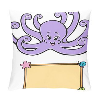 Personality  Octopus And Sign Pillow Covers