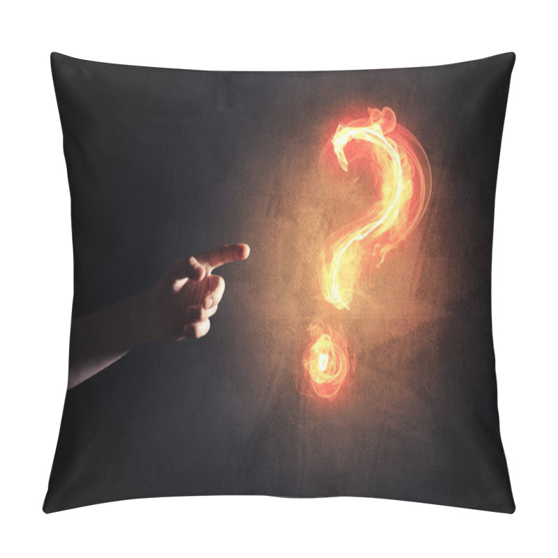 Personality  Close of man hand pillow covers