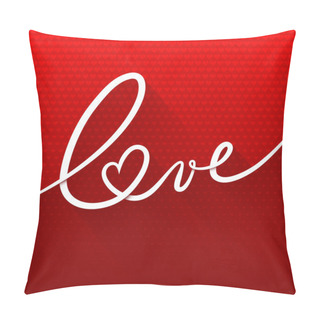 Personality  Love Text Pillow Covers