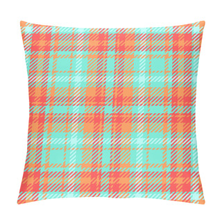 Personality  Textile Design Of Textured Plaid. Checkered Fabric Pattern Tartan For Shirt, Dress, Suit, Wrapping Paper Print, Invitation And Gift Card. Pillow Covers