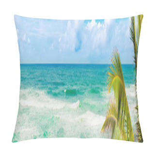 Personality  Beautiful View Of Sea Vawes. Tropical Landscape. High Resolution Panorama. Sri Lanka Pillow Covers