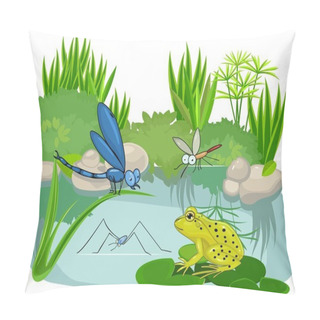 Personality  At The Pond Pillow Covers
