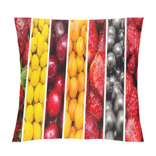 Personality  Fresh Summer Fruits Collage Pillow Covers