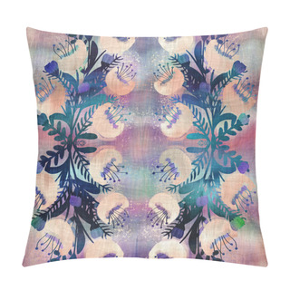 Personality  Seamless Abstract Ornate Pattern Design In Colour Pillow Covers