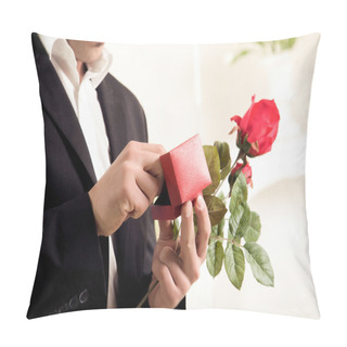 Personality  Man About To Propose Pillow Covers