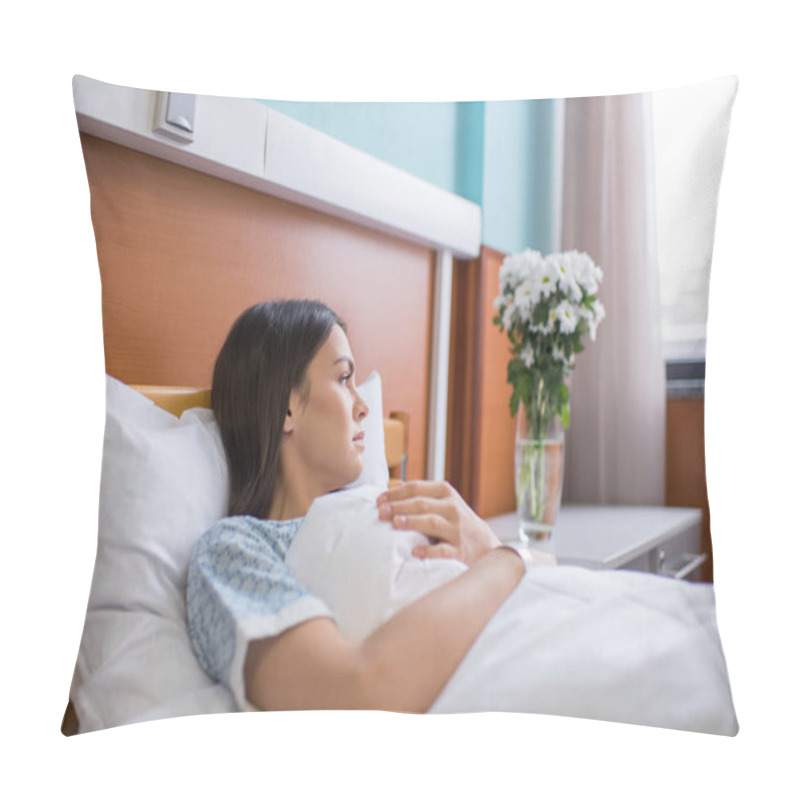 Personality  Female Patient In Hospital Pillow Covers