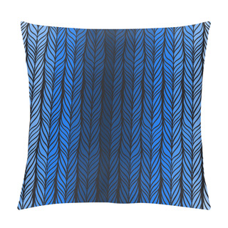 Personality  Texture Of Wavy Vertical Stripes. Pillow Covers