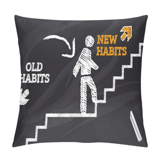 Personality  Old Habits New Habits Pillow Covers