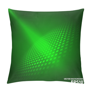 Personality  Green Vector Background Pillow Covers