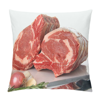 Personality  Prime Rib Raw Beef Pillow Covers