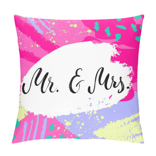 Personality  Hand Drawn Hand Lettering Pillow Covers