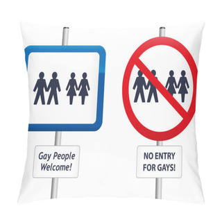 Personality  Gay Signs Pillow Covers