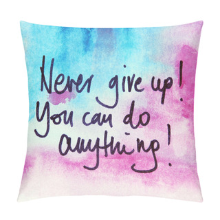 Personality  Motivational Inscription Pillow Covers