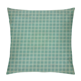 Personality  Vintage Turquoise Checkered  Background Pillow Covers
