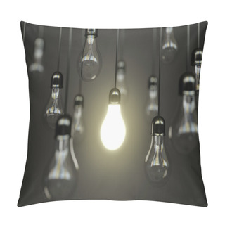 Personality  Glow Lamp Pillow Covers