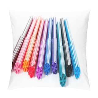 Personality  Set Of Colored Markers Pillow Covers