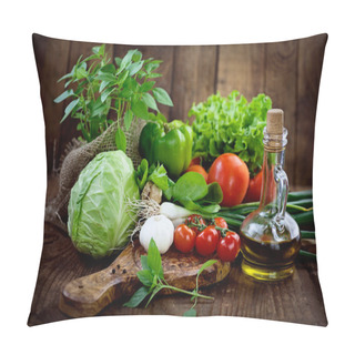 Personality  Fresh Organic Vegetables Pillow Covers