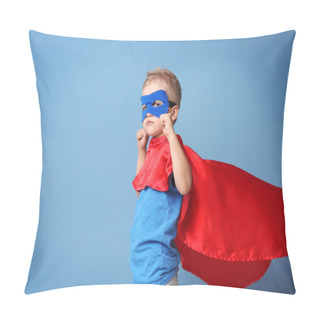 Personality  Superhero Kid Isolated   Pillow Covers