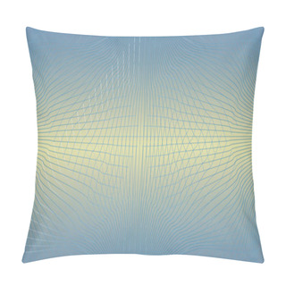 Personality  Blue Intertwined Lines On A Blue Gradient Pillow Covers