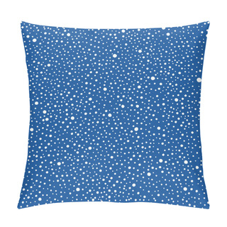 Personality  Seamless Pattern With Chaotic Dots. Vector Texture Pillow Covers