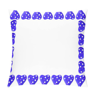 Personality  Valentine Heart Frame Or Border Pillow Covers