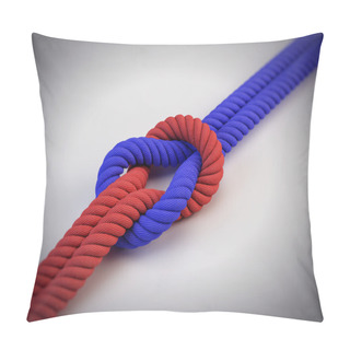 Personality  Two Different Ropes With Knot Pillow Covers