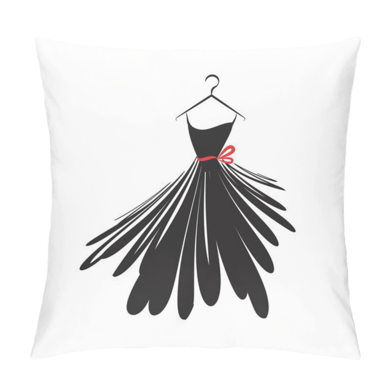 Personality  Little Black Dress Pillow Covers