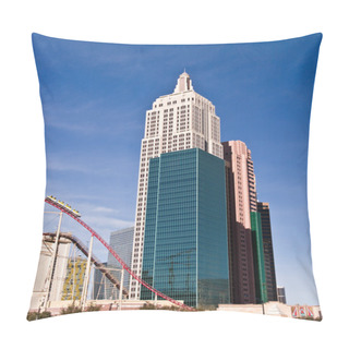 Personality  NY Skyscraper And Roller Coaster Pillow Covers