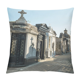 Personality  Recoleta Cemetry In Downtown Buenos Aires Pillow Covers