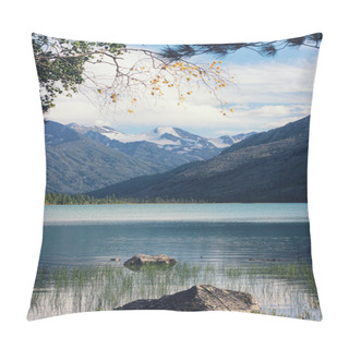 Personality  Beautiful Mountain Landscape On The Sunset. Snowy Sunny Mountain Pillow Covers