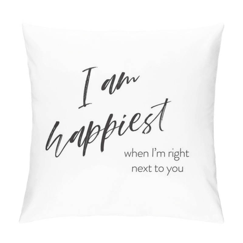 Personality  Love. Quote Typographical Background.black white poster pillow covers