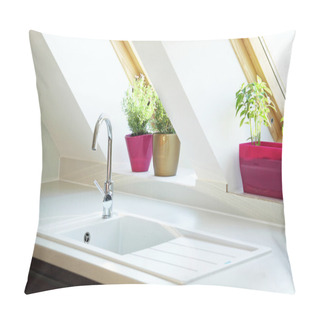 Personality  Contemporary Kitchen Sink Pillow Covers