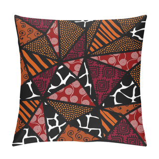 Personality  Ethnic Seamless Pattern In African Style. Pillow Covers