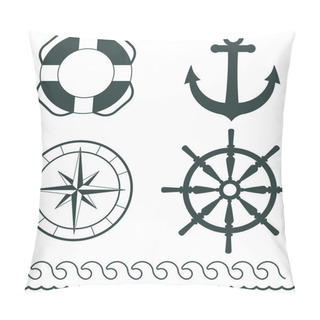 Personality  Nautical Decoration Vector Pillow Covers