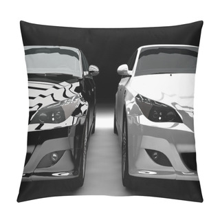 Personality  Black And White Limousines Pillow Covers