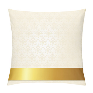 Personality  Beige Damask Background Pillow Covers