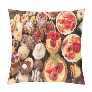 Personality  Assorted Cookies And Desserts Pillow Covers