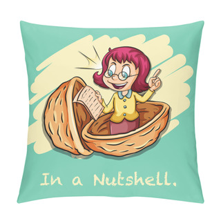Personality  Idiom In A Nutshell Pillow Covers