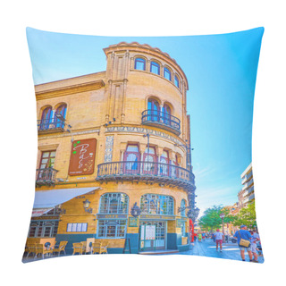 Personality  Exploring Old Town Of Seville, Spain Pillow Covers