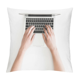 Personality  Human Hands And Laptop   Pillow Covers