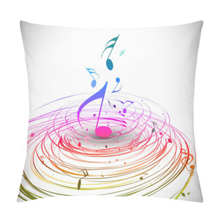 Personality  Colorful Music Note Pillow Covers
