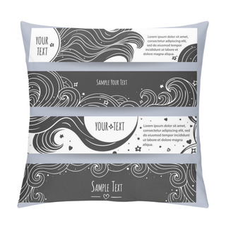 Personality  Flyer Abstract Curls Pillow Covers