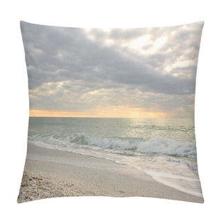 Personality  Gulf Of Mexico Ocean At Sunset Pillow Covers